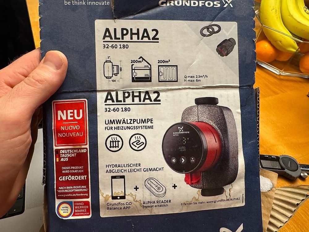 Heizungspumpe 25 40 180 Umwälzpumpe 32/8-180 Für  Produktbild-Vorschau 12