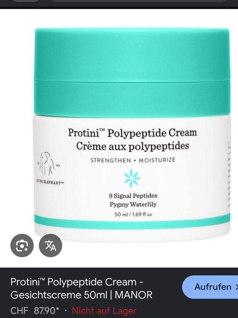 Cura del viso: Drunk Elephant Protini Polypeptide Cream 50ml, neu – Nuovo e nell'imballaggio originale da Zürich venduto da Claudia_Zueri