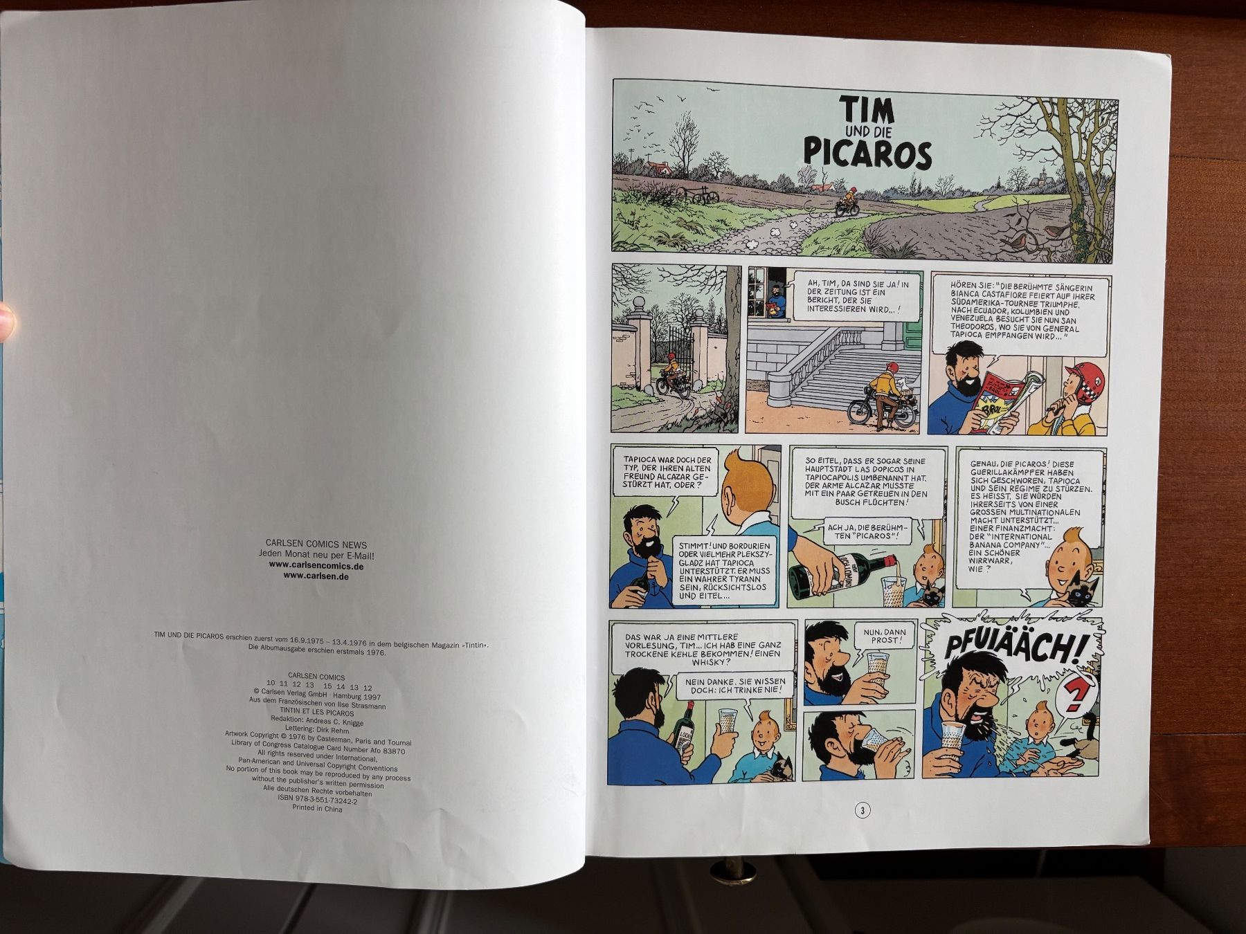 Fumetti: Tim und Struppi - Tim und die Picaros  - 1997 – Usato da THERWIL venduto da Fcbbasel 1