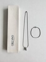 ORO VIVO Schmuckset – Halskette & Armband mit Perlenanhänger