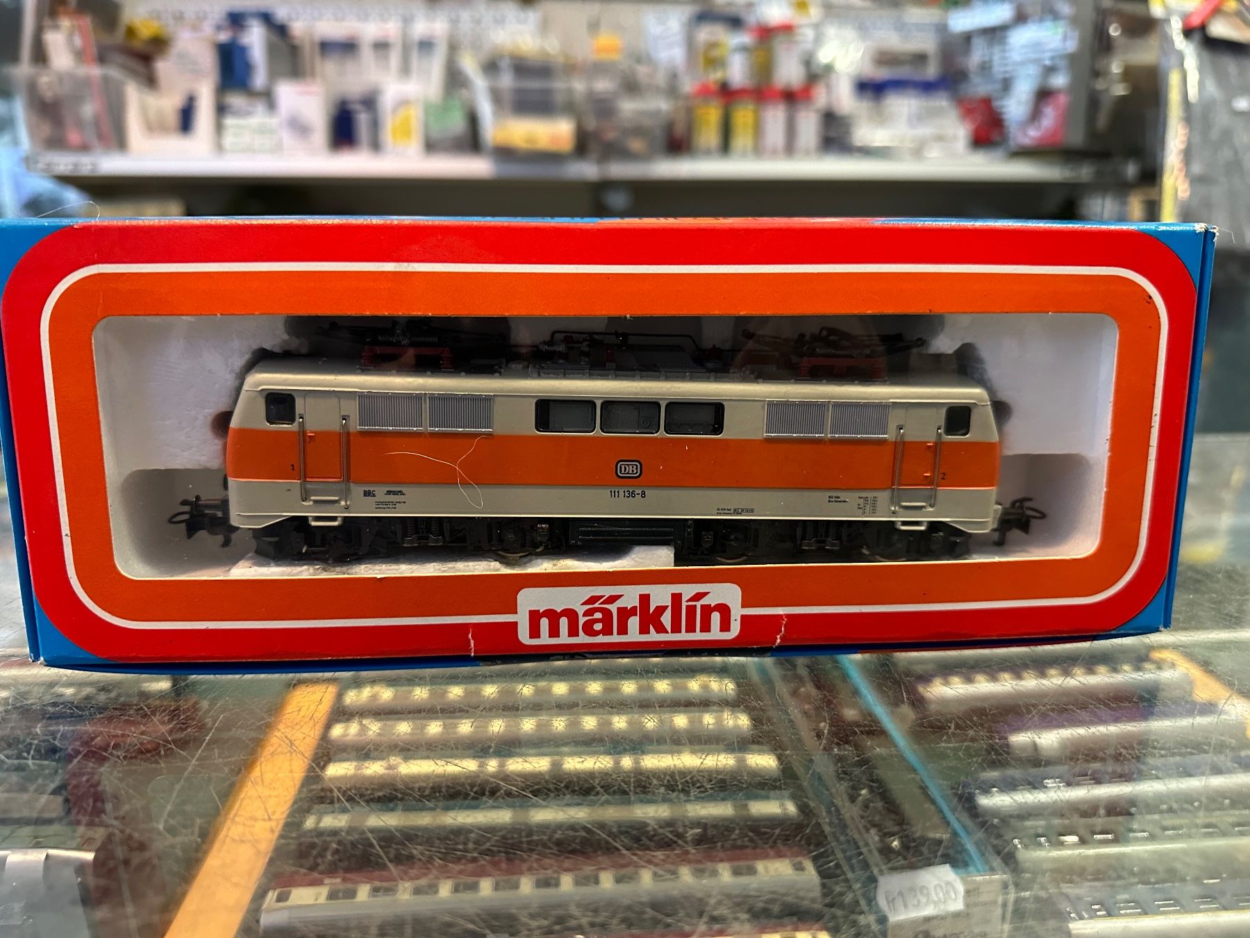 Märklin Modellini di ferrovie: Märklin 3155 Br 111 AC Analog DB Good Condition – Usato da Chiasso venduto da Carrara-Modellismo