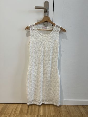 White guipure dress