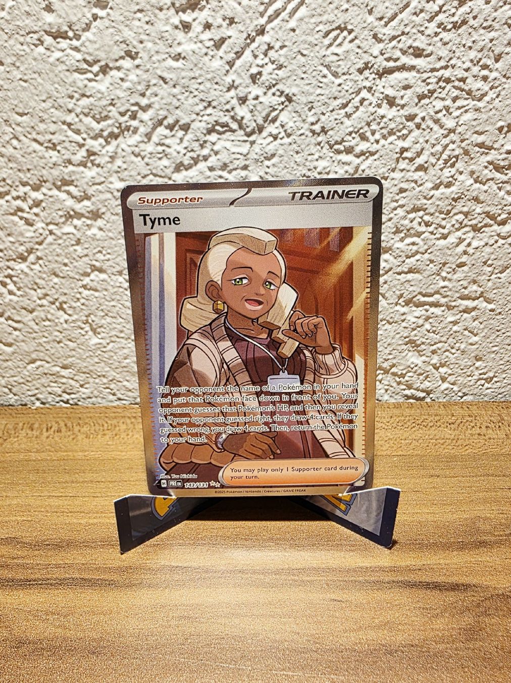 Pokémon Carte collezionabili: Tyme Full Art 143/131 Prismatic Evolutions  – Nuovo (secondo la descrizione) da Turin (Salins) venduto da Meeelll01