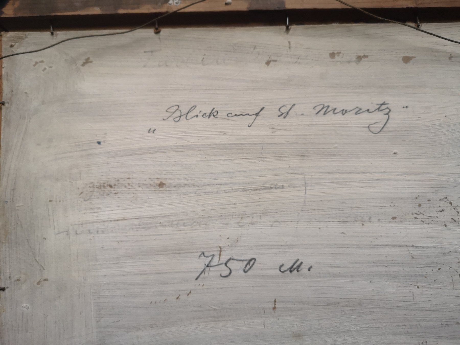 Tele & Cornici: Otto Pippel, St-Moritz, original – Usato da Conthey venduto da Cathlouz 2