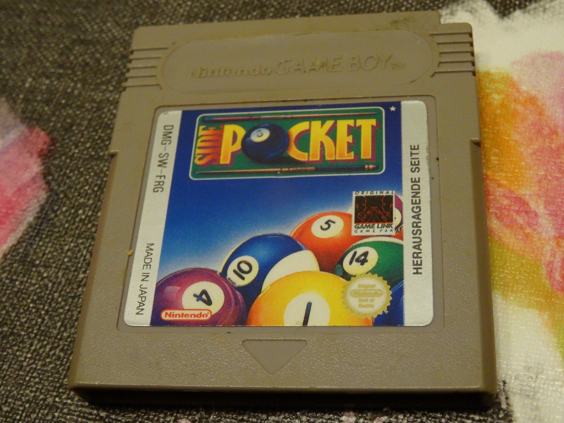 Nintendo Spiele: Side Pocket GAMEBOY – Gebraucht aus Olten von Disc-Ausverkauf