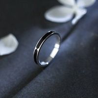 Schwarzer Silber Ring