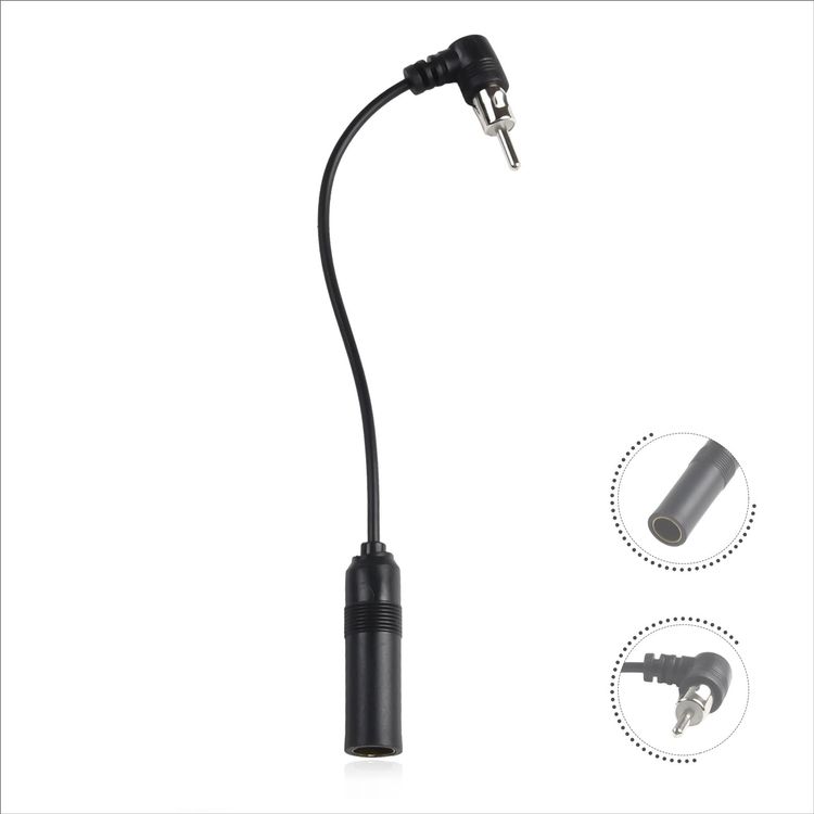 FM Antennenadapter 90 Grad Autoradio Radio Adapter Antenne (Neu (gemäss ...