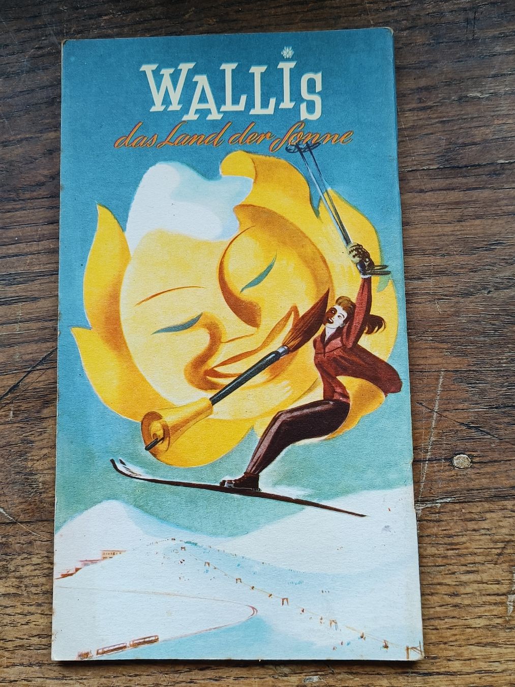 Documenti: Litho Broschüre / Wallis - Ausgabe 1948 – Usato da Brugg AG venduto da Ente015