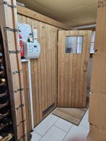 Finnische Holz Sauna mit Ofen und Steuerung 380V
