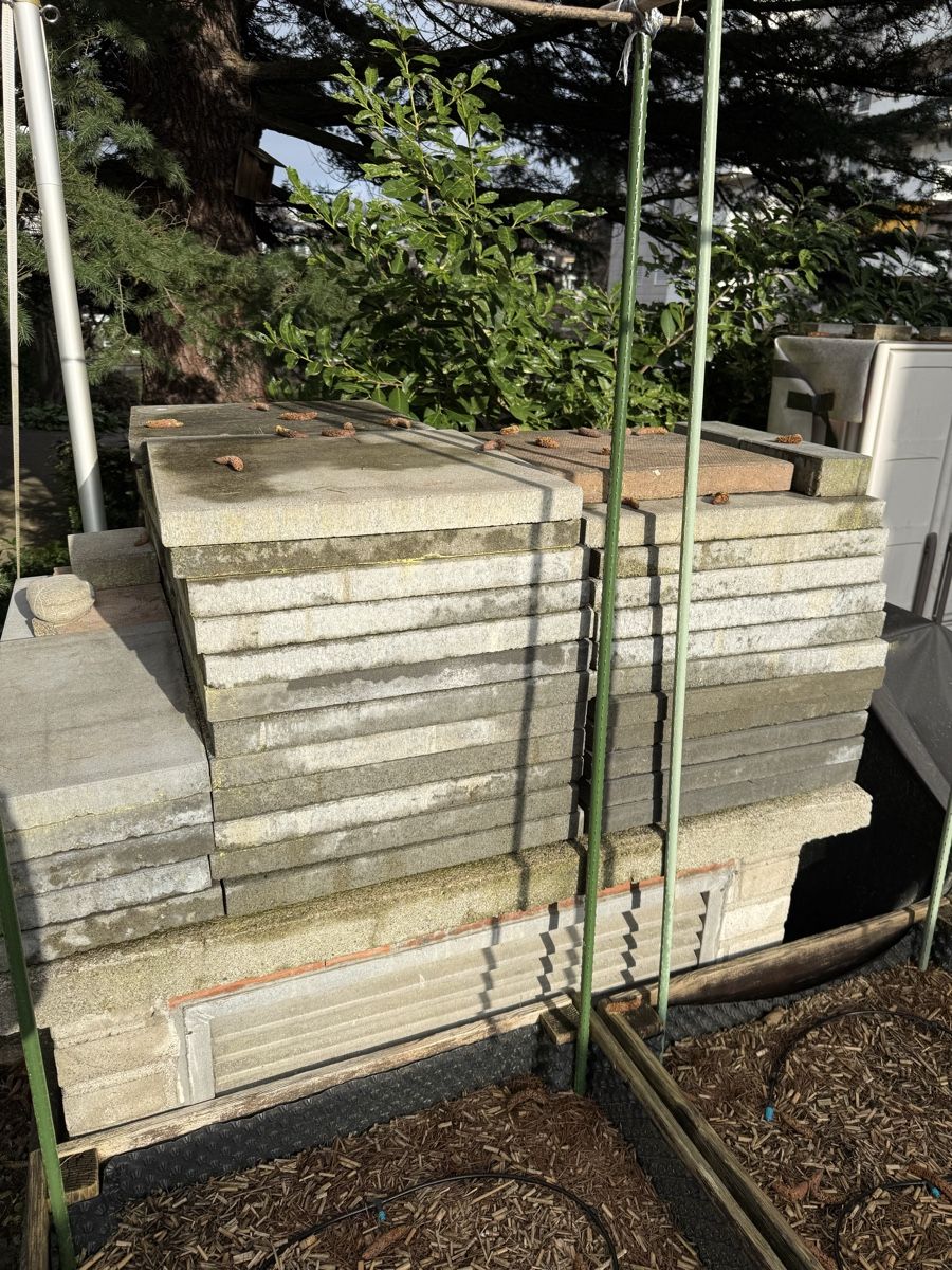 Rivestimenti per pavimenti: Betonplatten Gartenplatten – Usato da Zürich venduto da mlg12341234