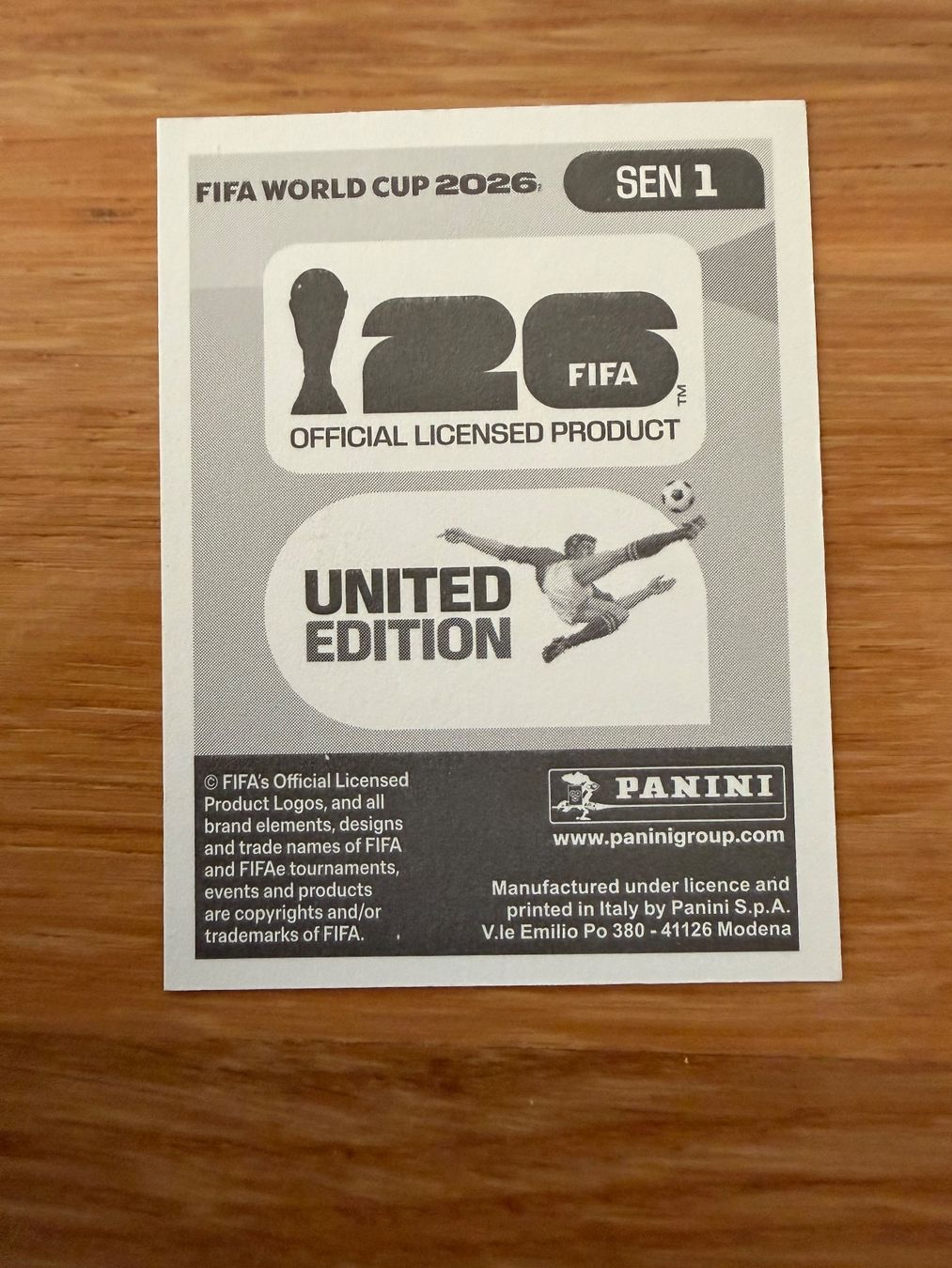 Panini Sammelbilder & Trading cards: Panini SEN 1 – Neu (gemäss Beschreibung) aus Zürich von bel5 1