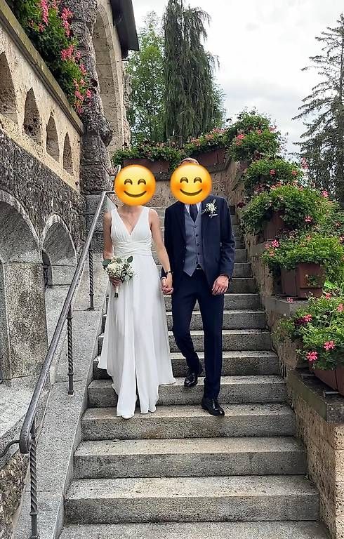 Vestiti: Elegantes Kleid, Grösse 38 – Usato da Wollerau venduto da ste_j59b