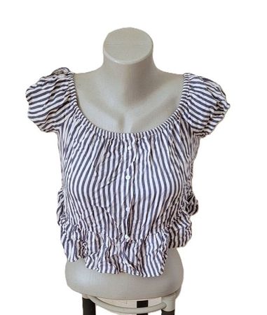 BERSHKA Top gestreift Gr. S