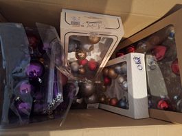 Weihnachtskugeln Lot gebraucht sortiert