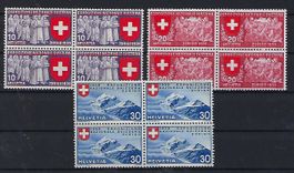 Werbemarken 1939 Viererblocks postfrisch   14467