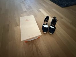 Castaner Espadrilles schwarz mit Keilabsatz neuwertig