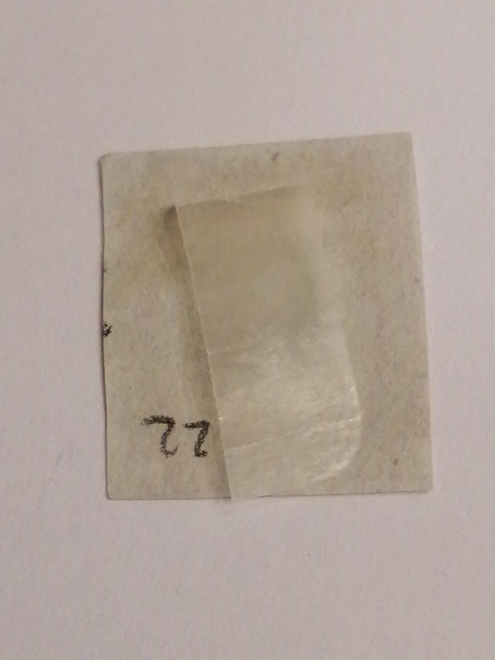 Tutti i francobolli: One Penny Red 1841, Platte 22 – Usato da Happerswil venduto da tschergi 1