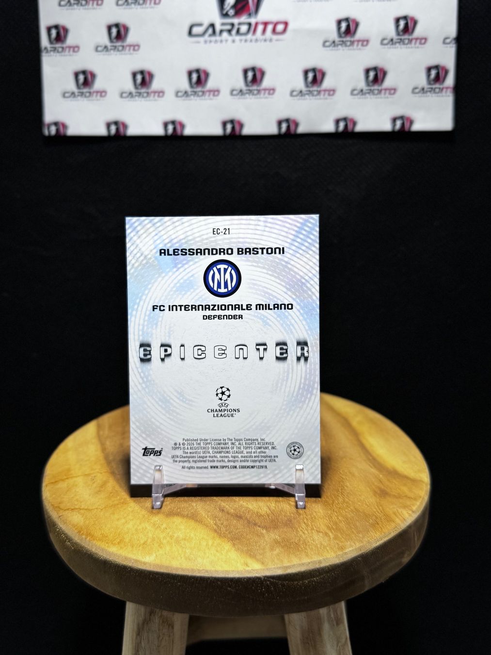 Topps Sammelbilder & Trading cards: 2025-26 Topps Flagship UCC Alessandro Bastoni "Epicenter" – Gebraucht aus Reconvilier von Cardito 1