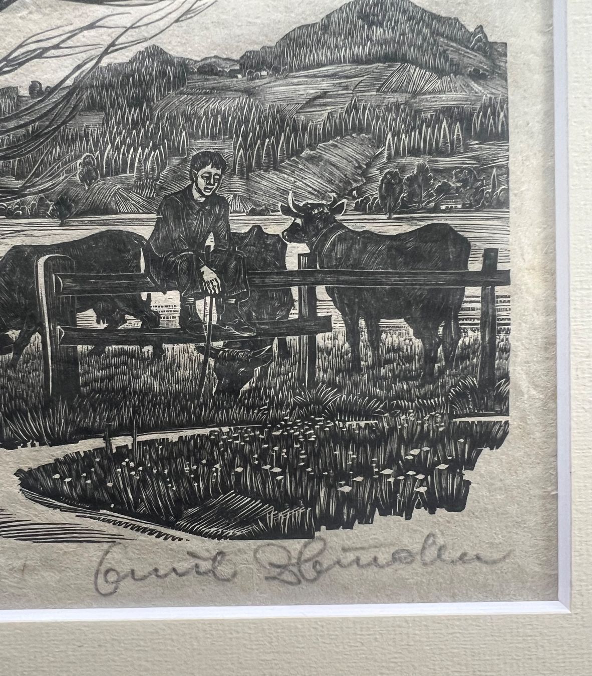 Grafica & Litografie: Emil Zbinden, handsigniert – Usato da Rain venduto da Pic-Ass 2