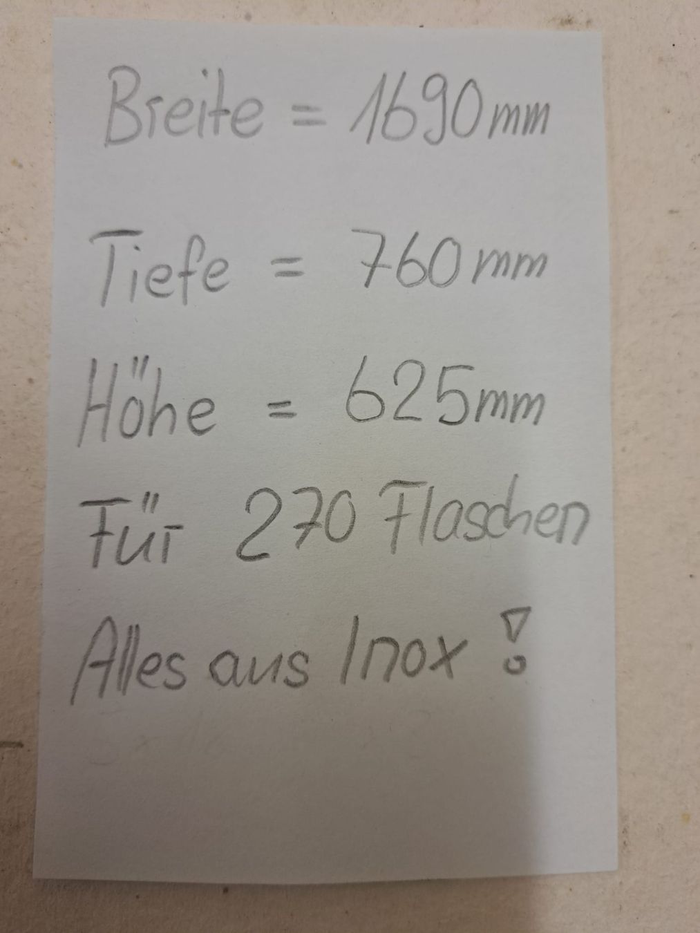 Regale: Weingestell aus Edelstahl ab 100 Fr – Gebraucht aus Jonen von Brokk 2