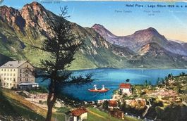 Hotel Piora, Lago Ritom, A. Borelli, Airolo, Militärstempel