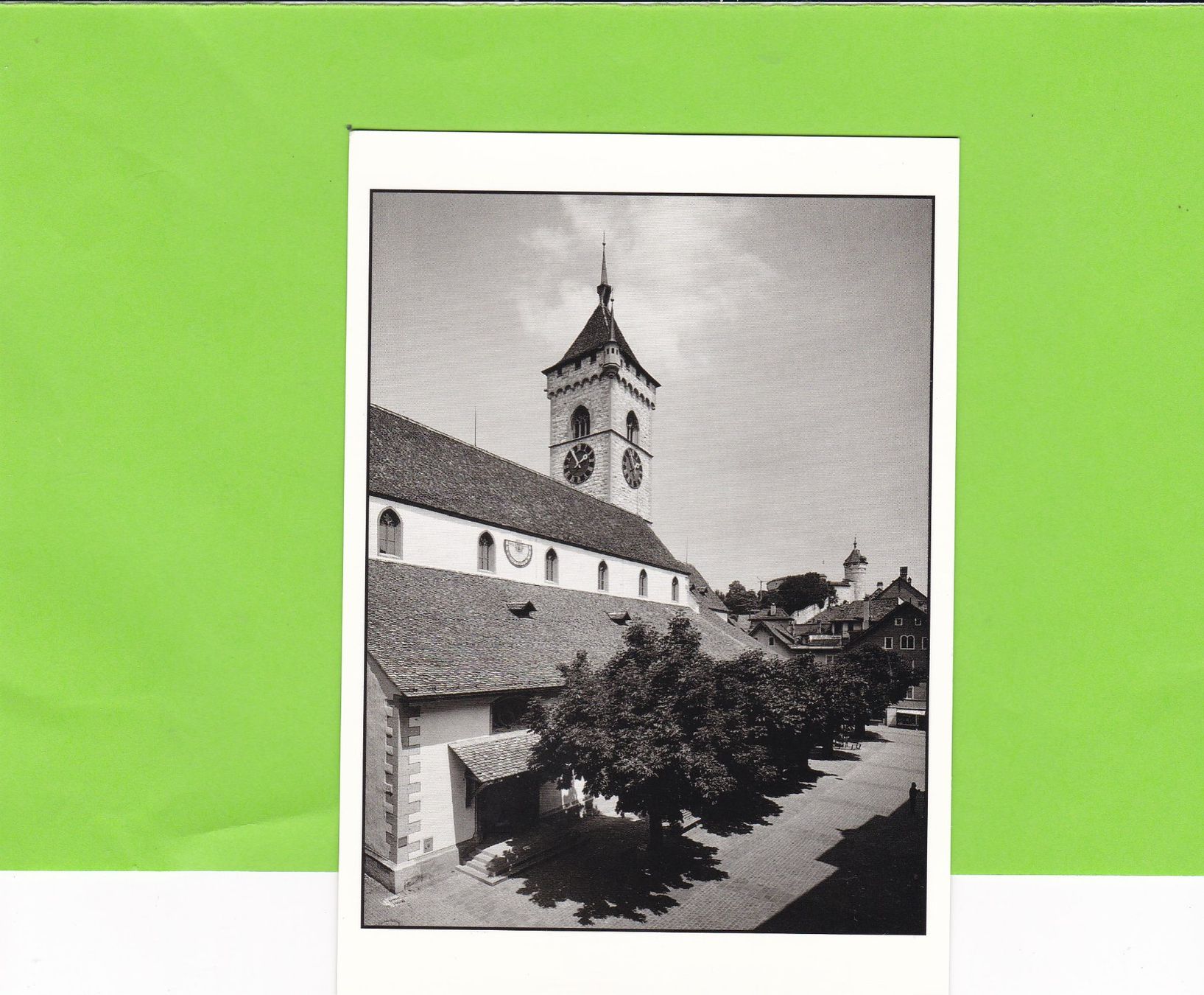 Cartoline postali: Schaffhausen, St. Johann und Munot – Usato da St. Peterzell venduto da neckertal