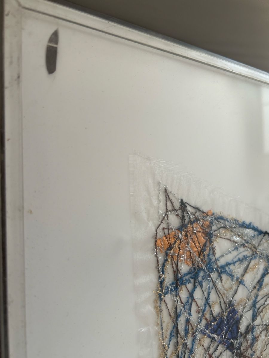 Gemälde:     Original Textilkunst im Rahmen 86 × 62 cm – Gebraucht aus schaffhausen von xja_8fwh 3