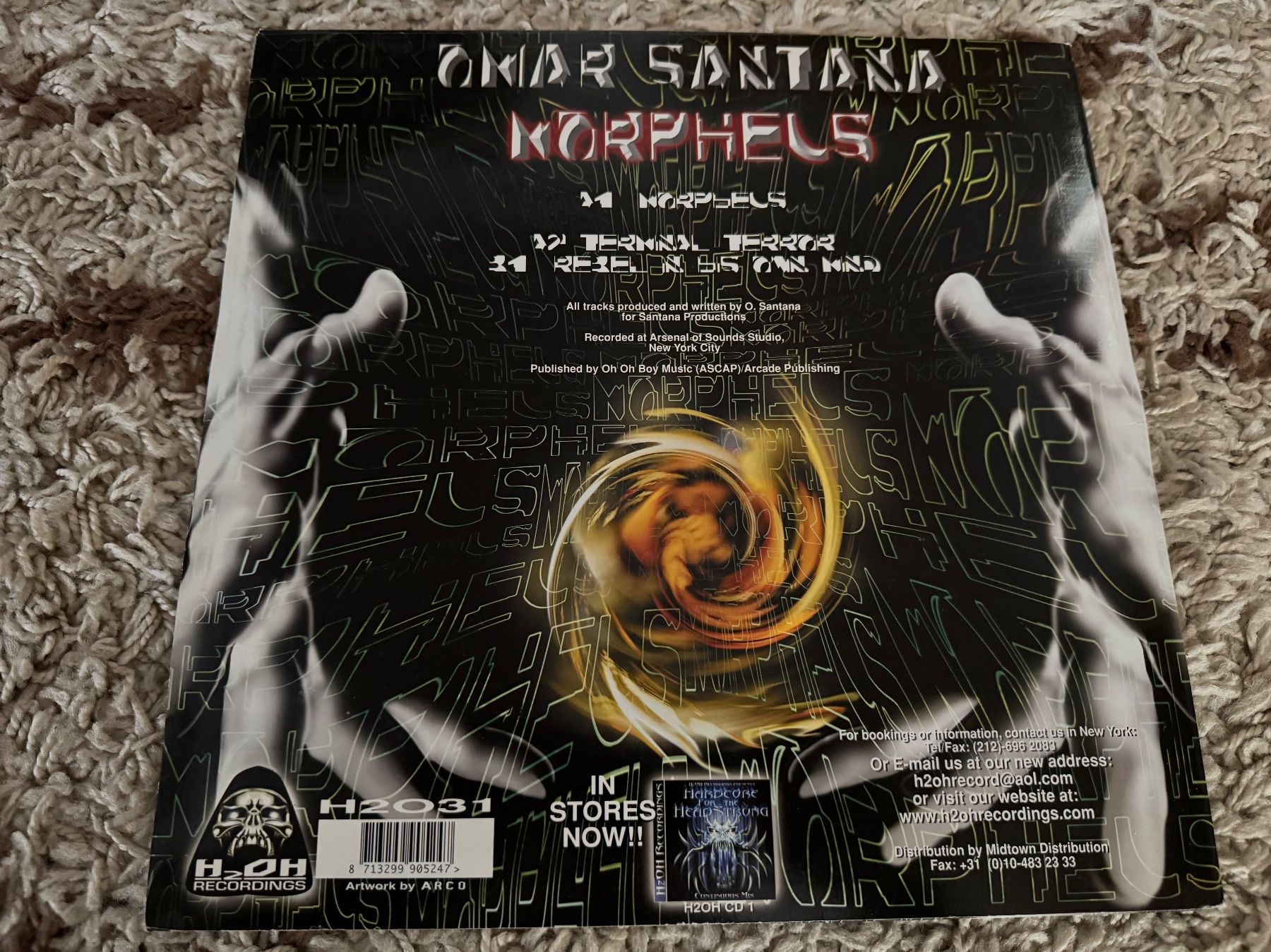 Dischi in vinile: Omar Santana - Morpheus Hardcore Gabber Thunderdome H2O – Usato da Mairengo venduto da Thunderdome-Freak 1
