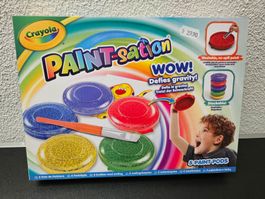 Neu - Crayola - Paint-sation - 5 Farbtöpfe - auswaschbar