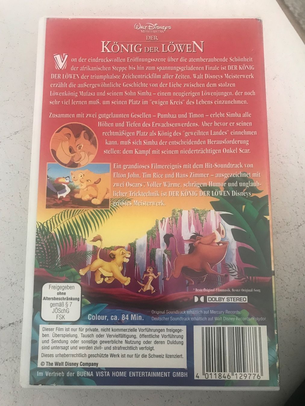 Alle VHS: VHS Kassette Lion King – Gebraucht aus Bern von Joeschi 3