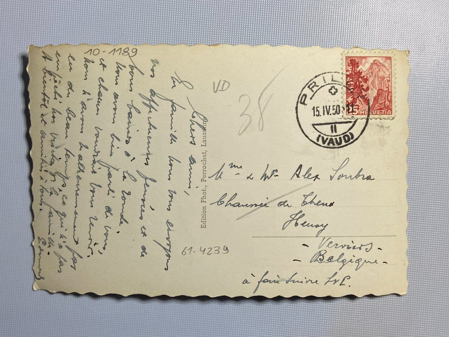 Cartes postales: Lausanne, Place du Tunnel – D'occasion à Steg VS par danwer74 1