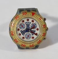 Swatch Aqua Chrono Waterwhirl SBN104 Quartz 1996