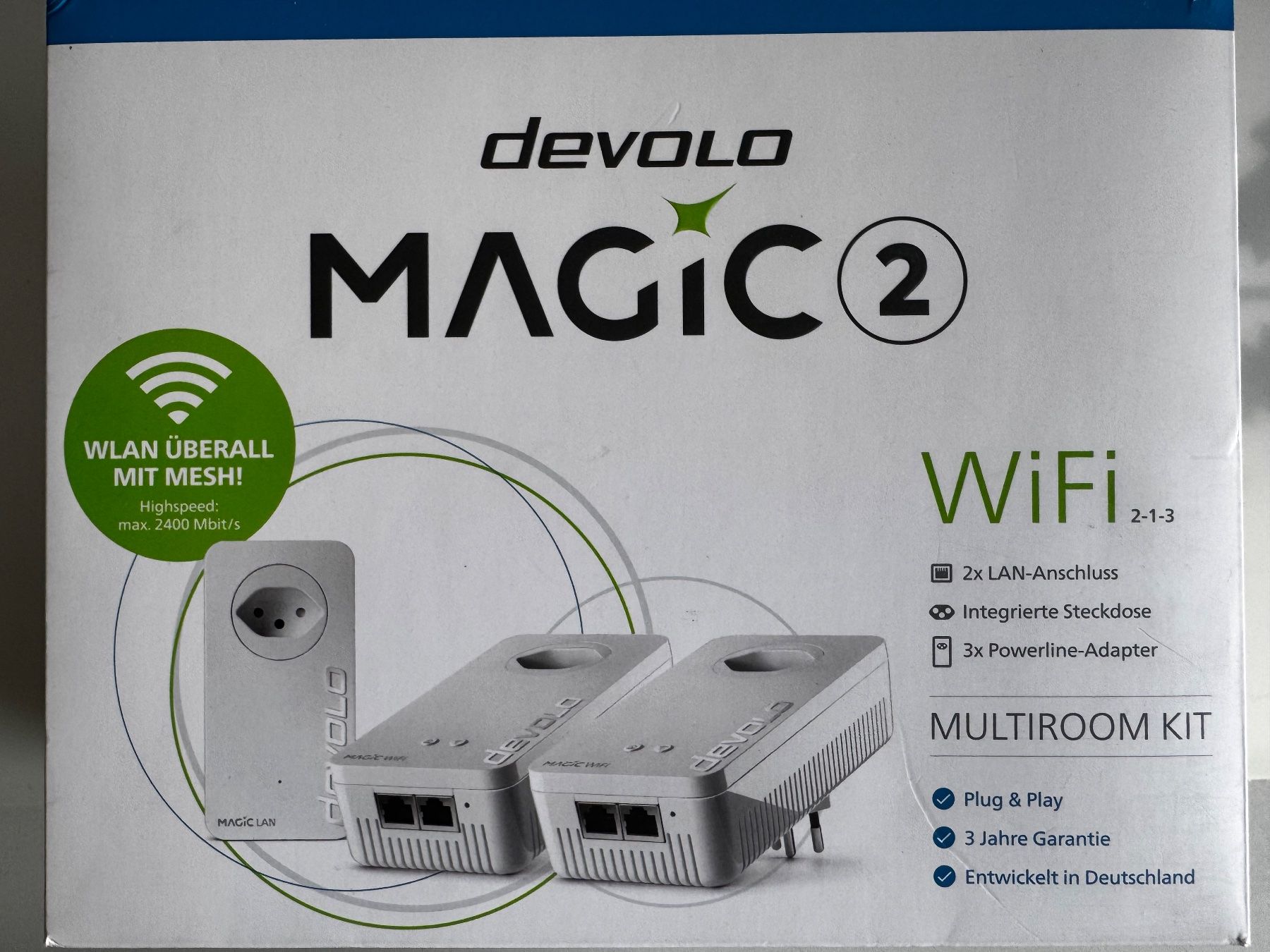 Devolo Laufwerke & Adapter: Devolo MAGIC 2 WiFi 2-1-3 Multirooom Kit – Gebraucht aus Muri b. Bern von karleu