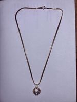 Schlangenkette 11.9g mit Diamanten Anhänger 0.72Kt