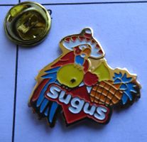 Pin SUGUS Mexikaner  rot Früchte