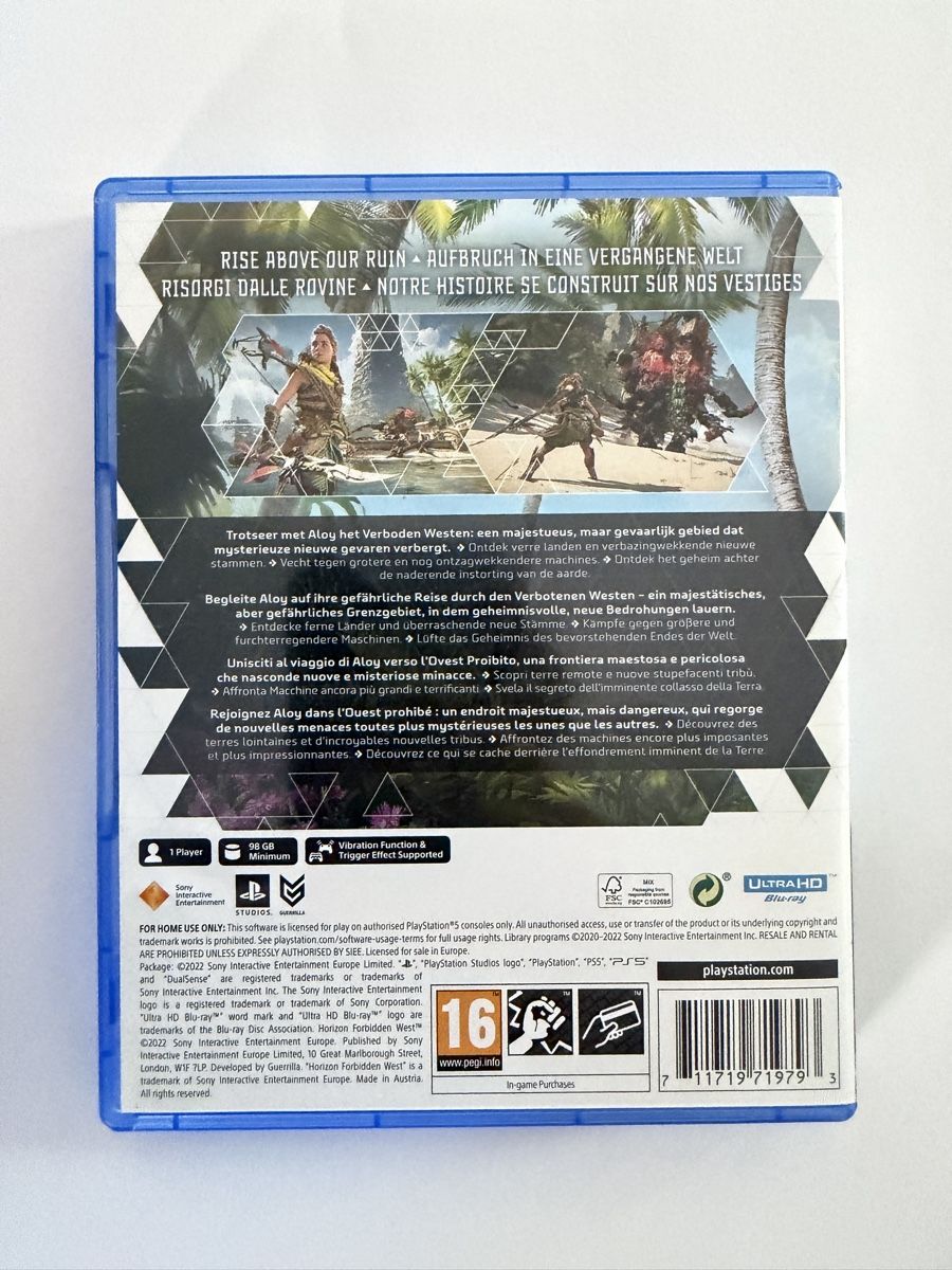 Sony Jeux: Horizon Forbidden West Ps5 Game – Neuf (Voir description) à Hendschiken par Jamie2006 1