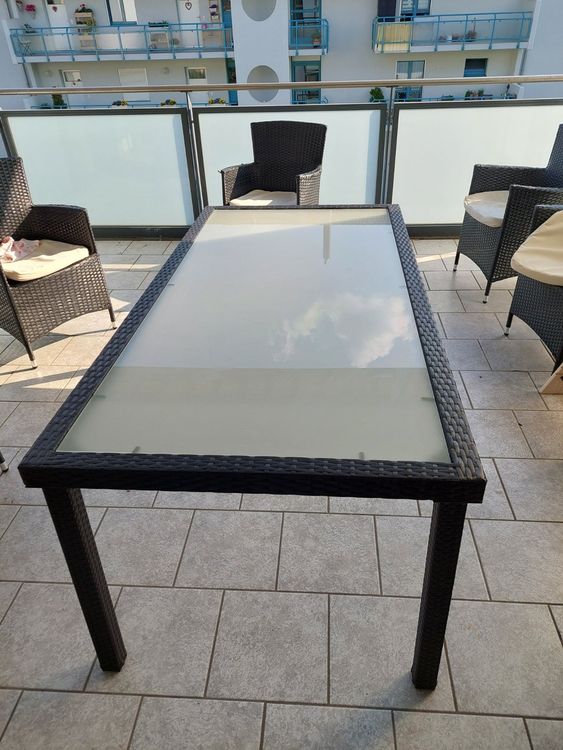 Gartentisch mit Glasplatte Kaufen auf Ricardo