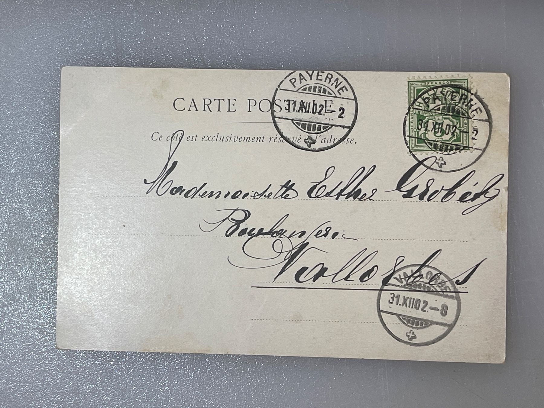 Cartoline postali: Alte Postkarte "Bonne Année" – Usato da Strengelbach venduto da Aschatan5 1