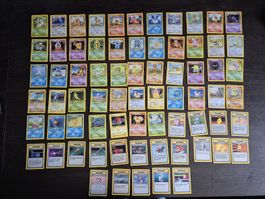 Pokemon Base Set fast alle non holo Karten!