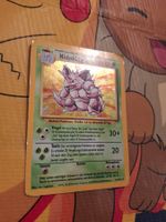 Pokemon Karte Nidoking 11/102 Base Set gebraucht Zustand
