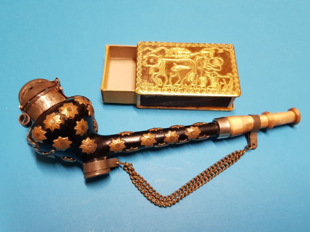 Lindauerli Appenzeller Tabak-Pfeife Sennenpfeife Raucher Set (Gebraucht ...
