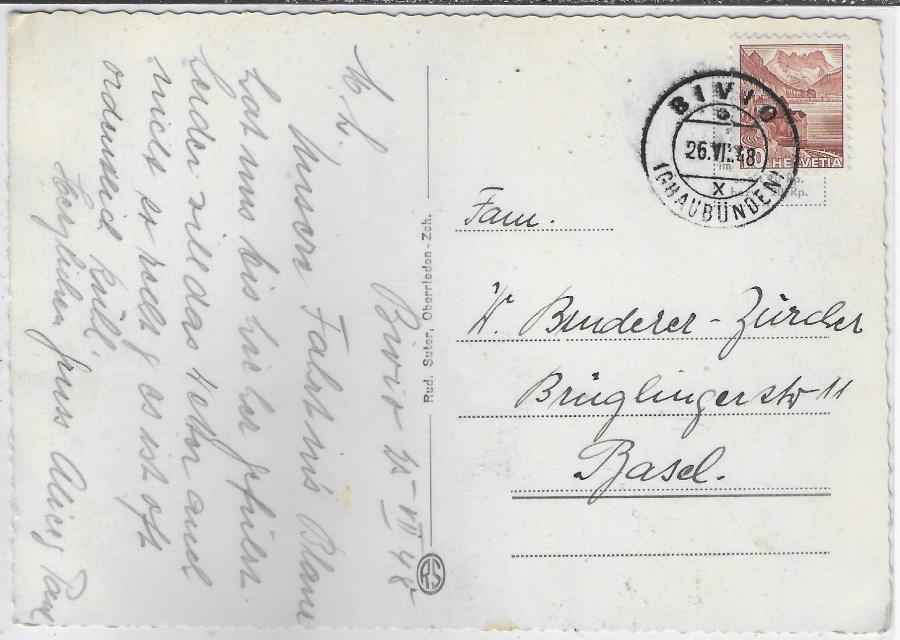 Cartoline postali: Bivio - Generalansicht – Usato da Ettingen venduto da Kartenplanet 1