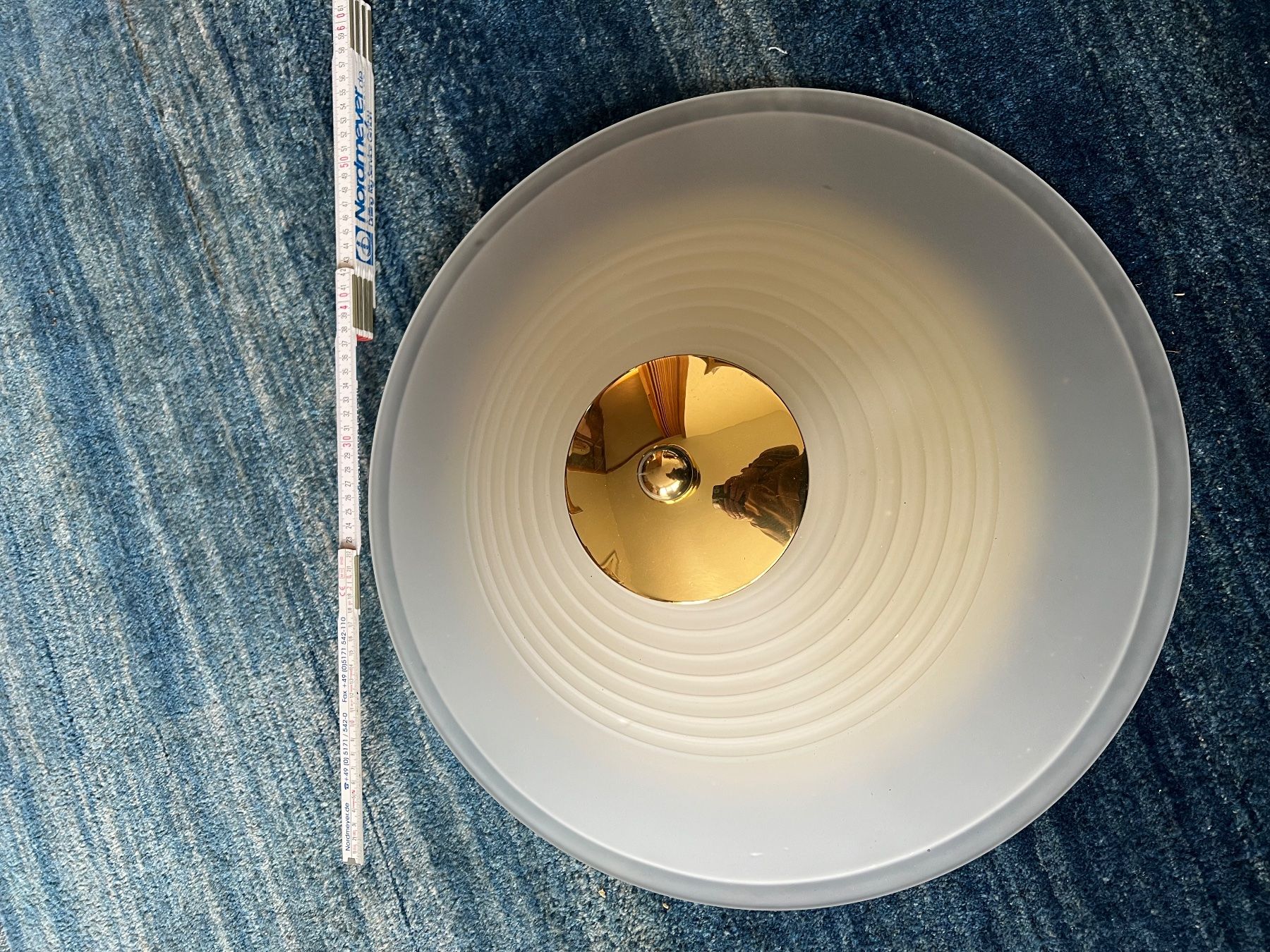 Lampadari & plafoniere: Elegante Deckenlampe mit Messingteil 50 cm – Usato da Altikon venduto da Linus62 1