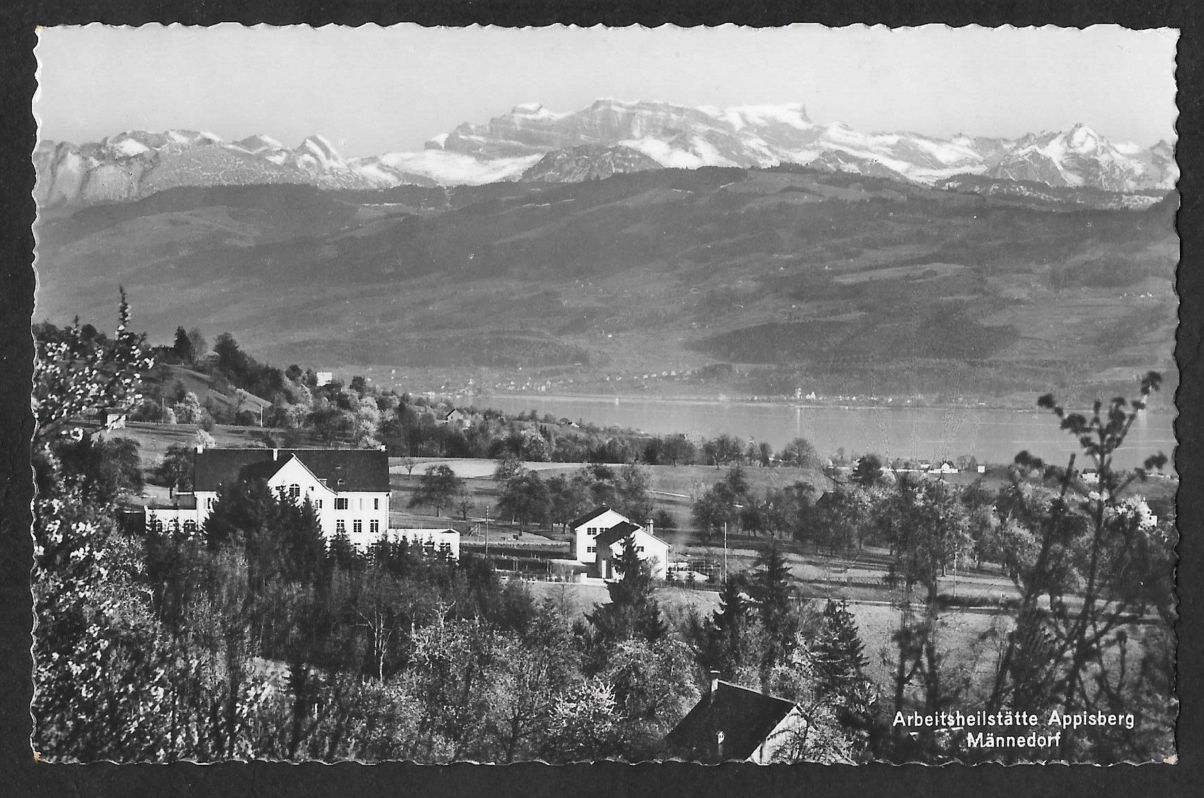 Cartoline postali: Männedorf Arbeitsheilstätte Appisberg – Usato da Olten venduto da clotaldi