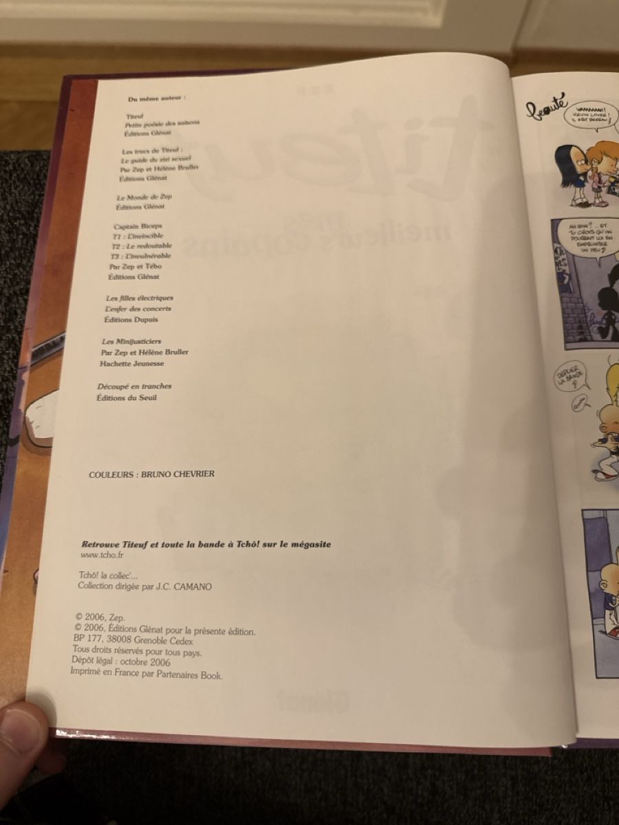Fumetti: BD TITEUF - TOME 11 - ÉDITION ORIGINALE 2006 – Nuovo (secondo la descrizione) da Genève venduto da Emorejac 2