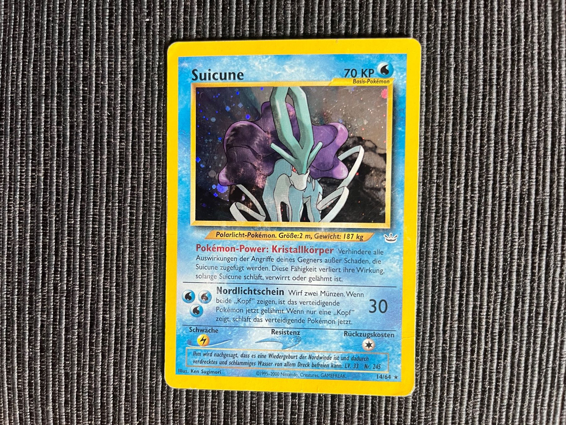 Pokémon Carte collezionabili: Pokemon Suicune Holo Neo Revelation – Usato da Wabern venduto da Collectfun