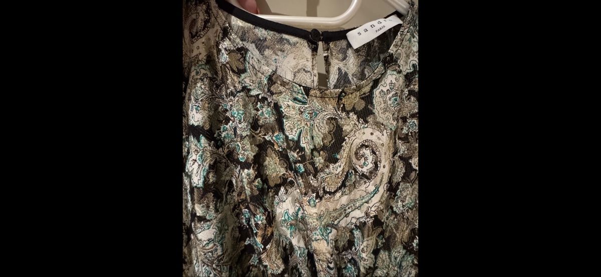 Sandro Kleider: Robe Sandro Paris, taille 38, motif paisley – Neu (gemäss Beschreibung) aus Vandoeuvres von Zoccoli11 9
