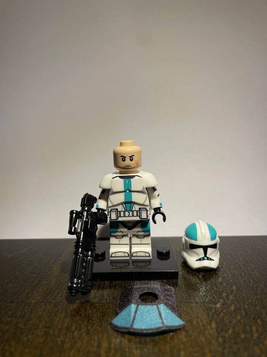 Star Wars Statuette: Star Wars Captain Howzer Clone Trooper Figur Lego-Komp. – Nuovo (secondo la descrizione) da Zufikon venduto da BrickSales 2