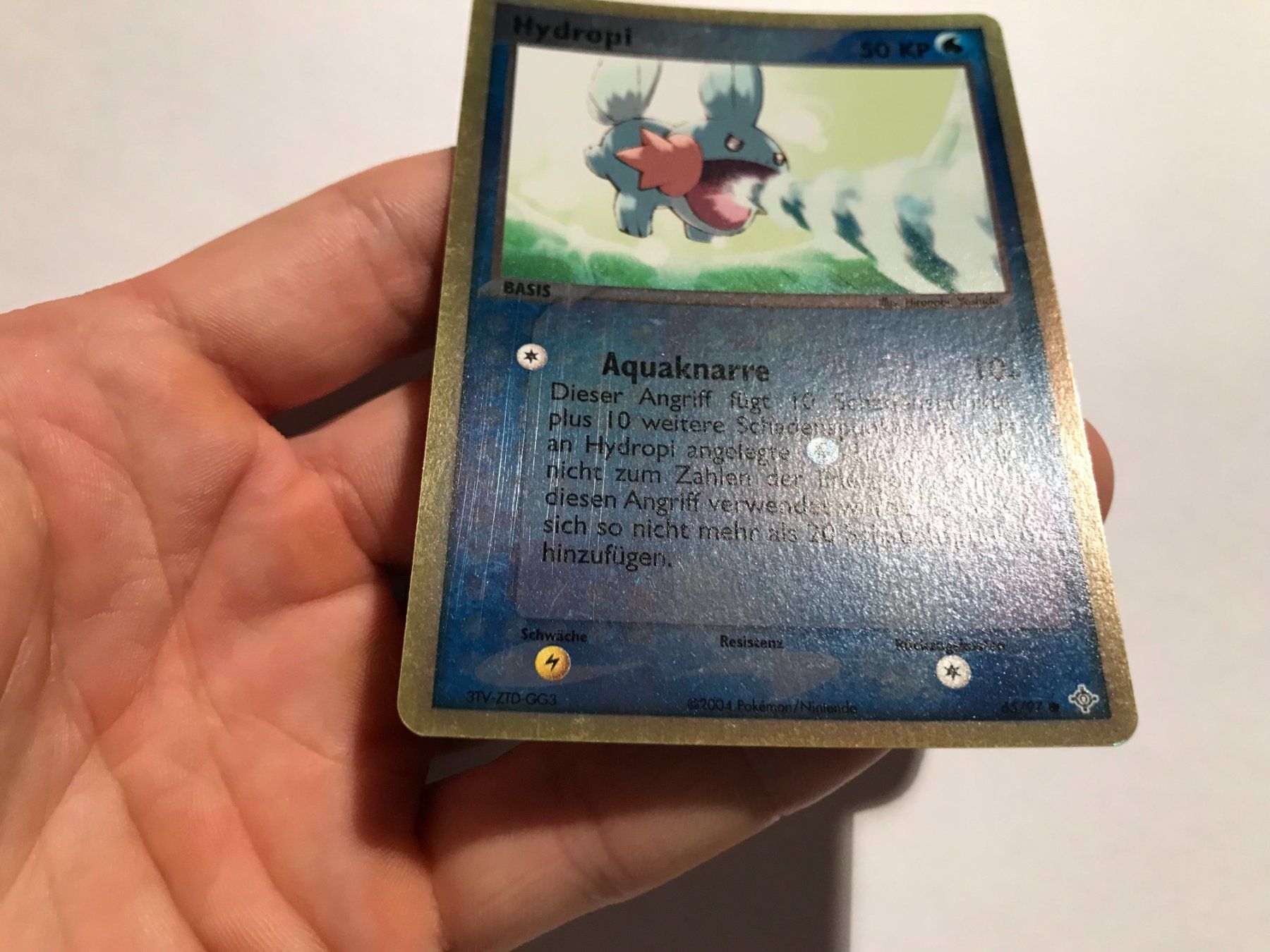 Pokémon Carte collezionabili: Hydropi reverse holo Ex Sandsturm DE – Usato da Hagendorn venduto da Pokecollectorch 1