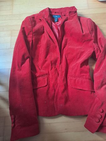 Jacke rot Gr 34